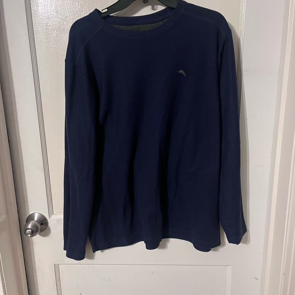 Tommy Bahama Men's Navy Crewneck Sweater